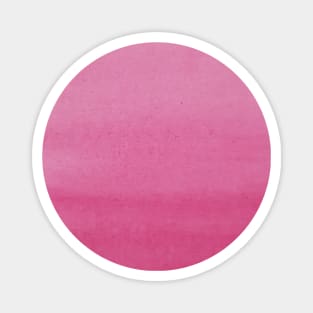 watercolor pure color aquarelle : strong pink Magnet